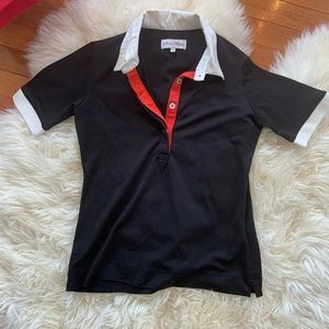 Black Women’s Designer Polo Shirt